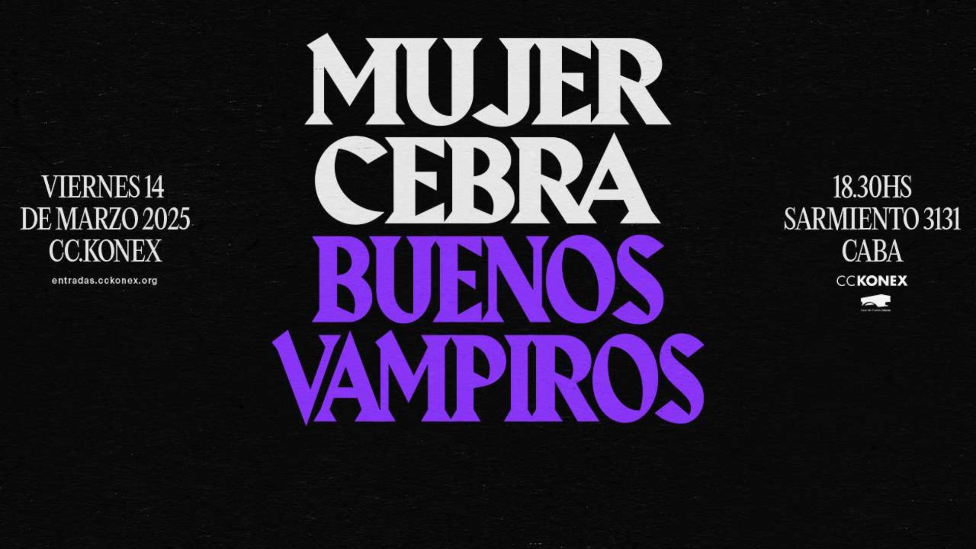 mujer cebra buenos vampiros