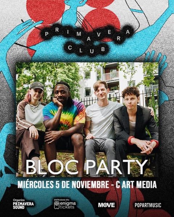 bloc party flyer argentina 2025