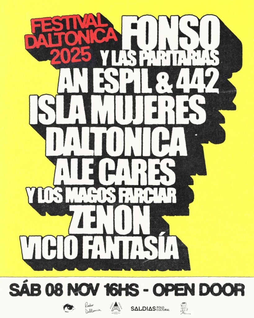 flyer festival daltónica 2025