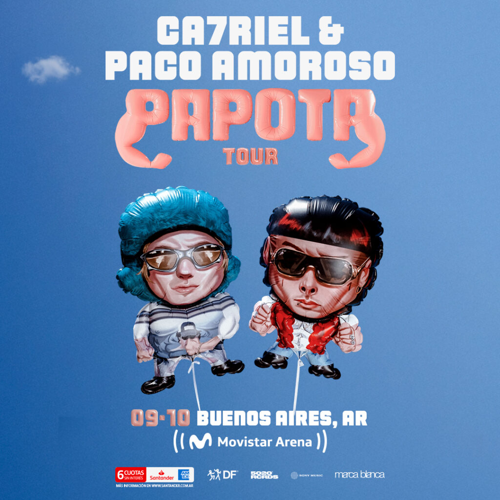 CA7RIEL y Paco Amoroso Movistar Arena