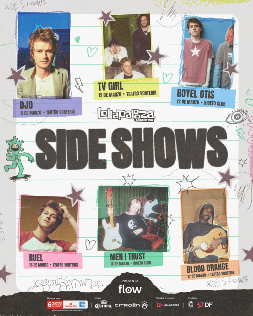 Sideshows Lollapalooza 2026