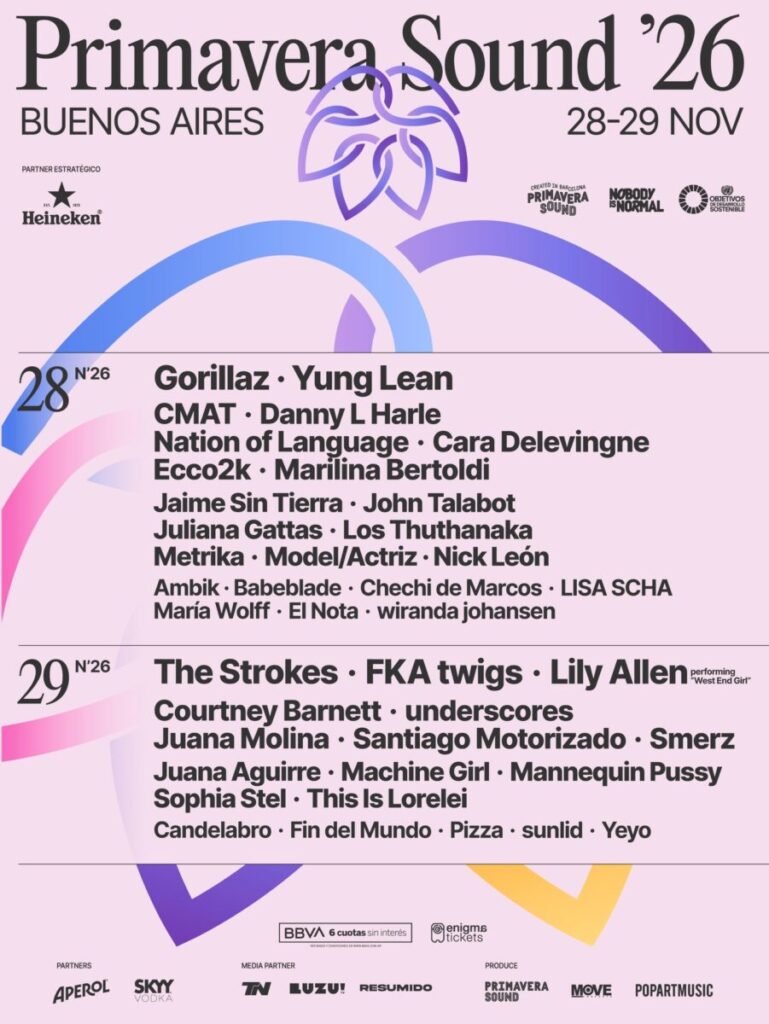 primavera sound lineup día por día